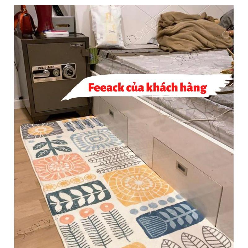 Thảm lau chân Thảm trải sàn chất liệu LÔNG CỪU cao cấp họa tiết trang trí siêu xinh - 50x120