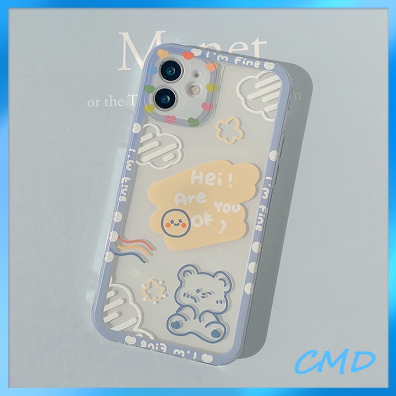 Ốp Điện Thoại Hình Gấu May Mắn Cho iphone 6/6plus/6s/6splus/7/7plus/8/8plus/x/xr/xs/11/12/13/pro/max/plus/promax/-261