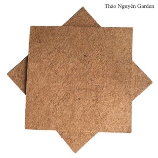 Thảm Xơ Dừa 50x50cm dùng lót chậu, trồng Lan, thảm ngủ cho vật nuôi