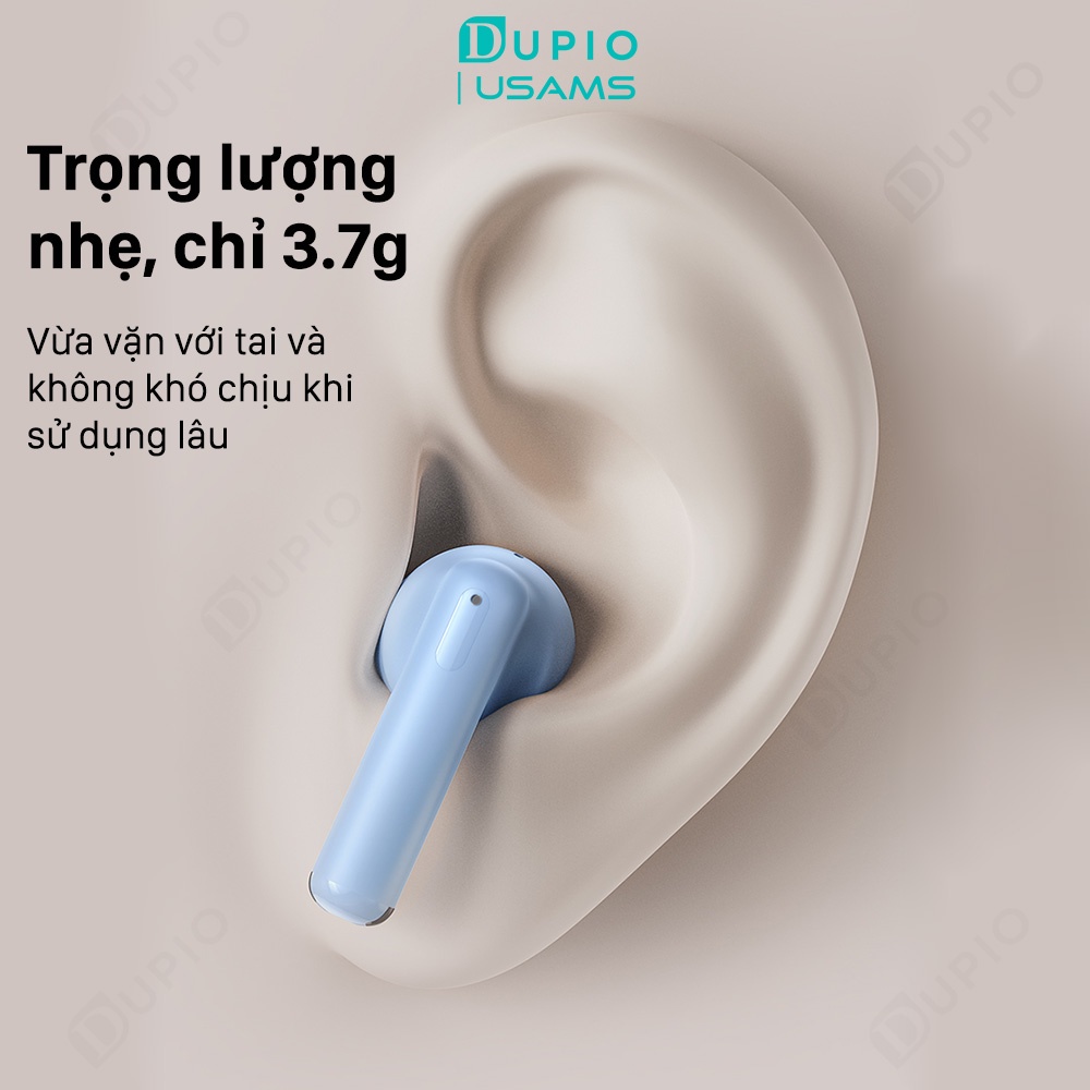 Tai nghe Bluetooth DUPIO Usams TN15 không dây âm thanh chi tiết độ trễ thấp sử dụng thoải mái