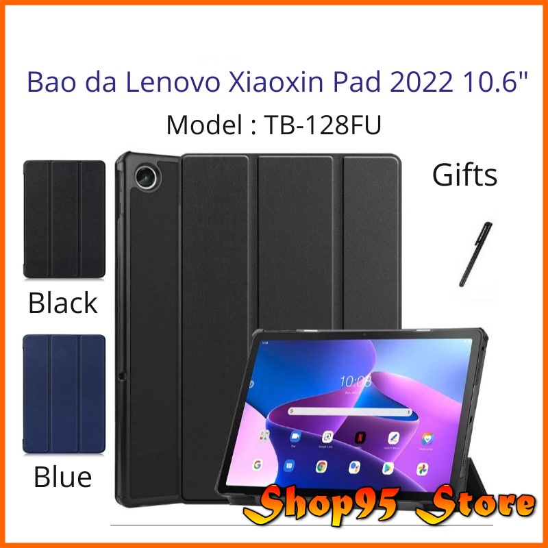 Bao da , ốp lưng từ tính Lenovo Xiaoxin Pad 2022 10.6" TB-F128F cao cấp | Tặng kèm bút cảm ứng