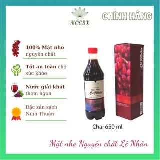 Mật Nho Phan Rang Lê Nhân Nguyên Chất, Đặc sản CÔ 5 Ninh Thuận, Nước Giải Khát Sạch, Ngon - Mộc8X