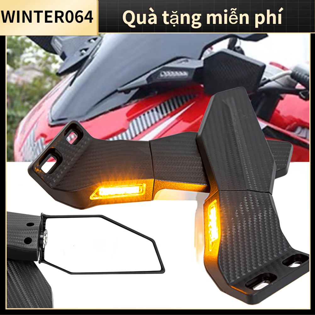 Gương chiếu hậu bên xe máy Kính Chiếu Hậu cho Ninja 400 650 Winter064