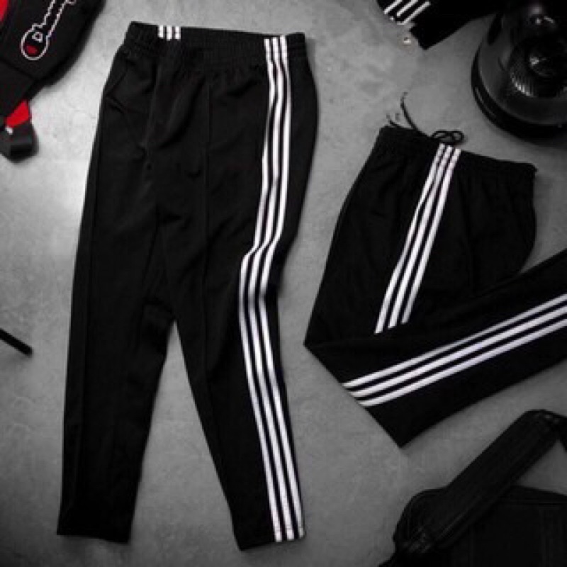 Quần dài nam, Quần thun nam chất umi co giãn 4 chiều, Quần Jogger nam lé sọc thể thao cá tính