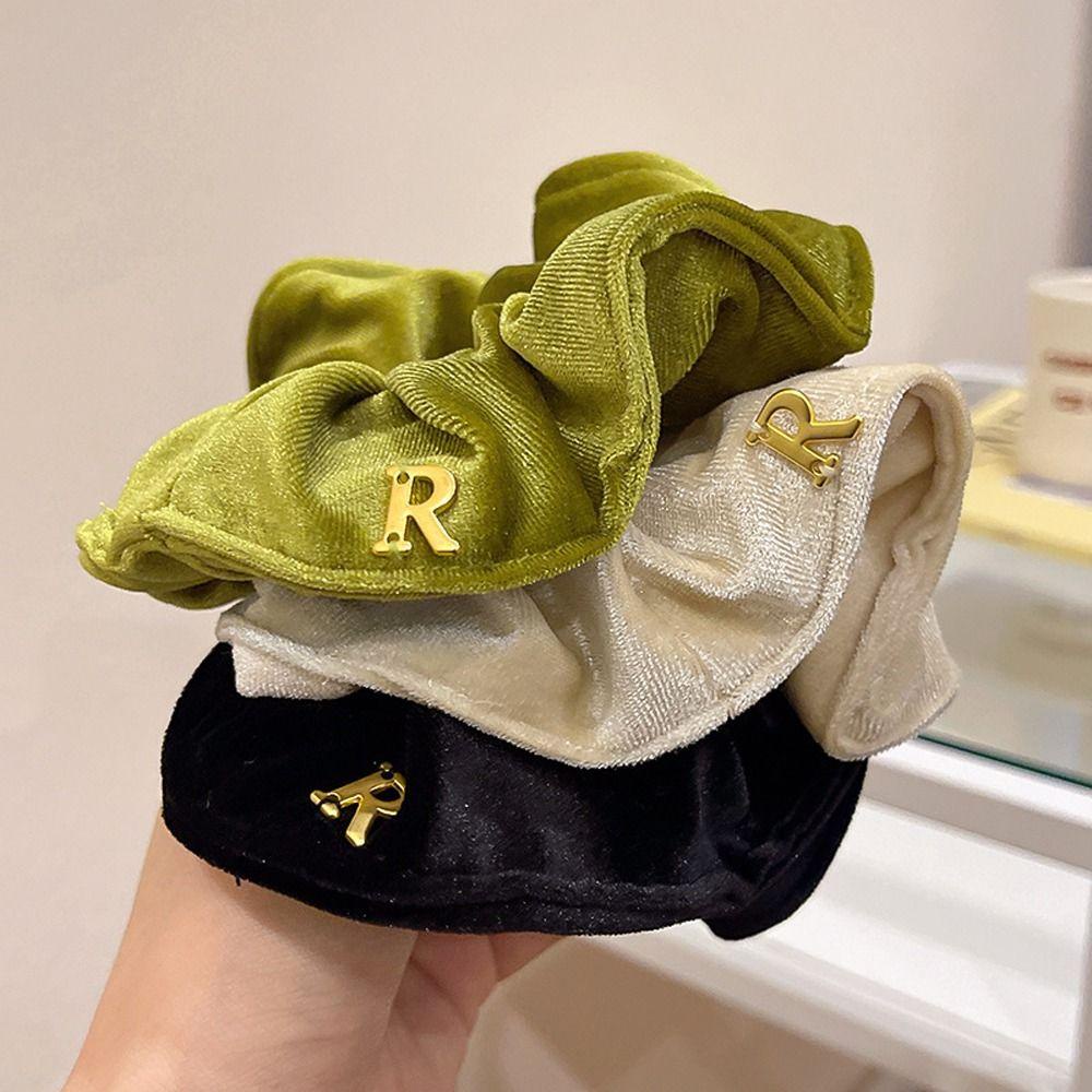 DANILO Băng Đô Cài Tóc Co Giãn Chống Trượt In Chữ R Thời Trang Thu Đông Cho Nữ