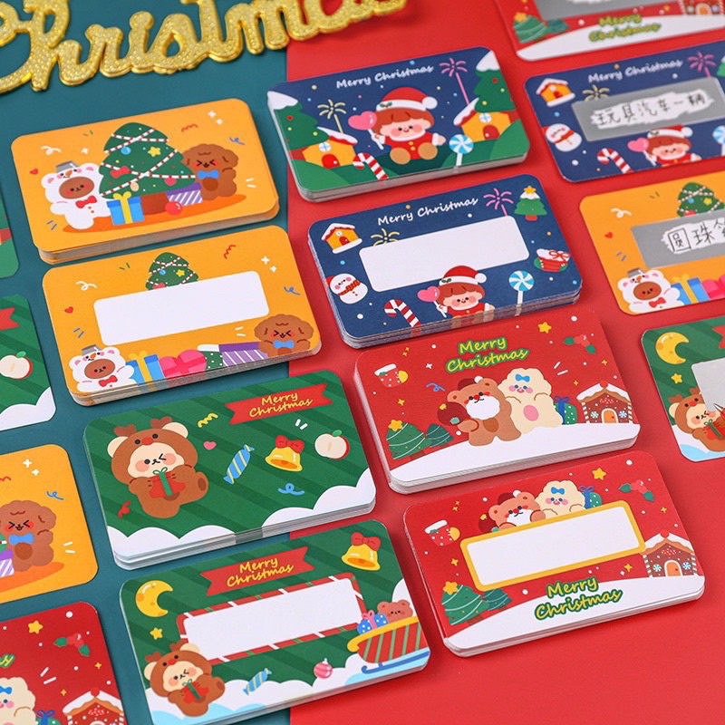 Set 20 thẻ cào chủ đề Noel, Giáng sinh