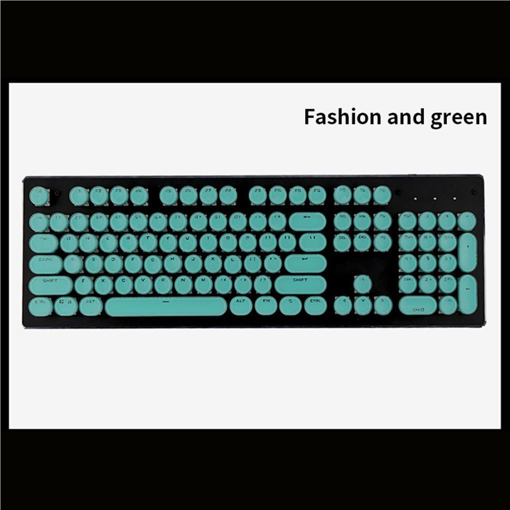 Bộ Vỏ Bọc Bàn Phím Không Dây 104 Phím Bằng ABS Hình Tròn Siêu Bền Tiện Dụng Cho Gia Đình