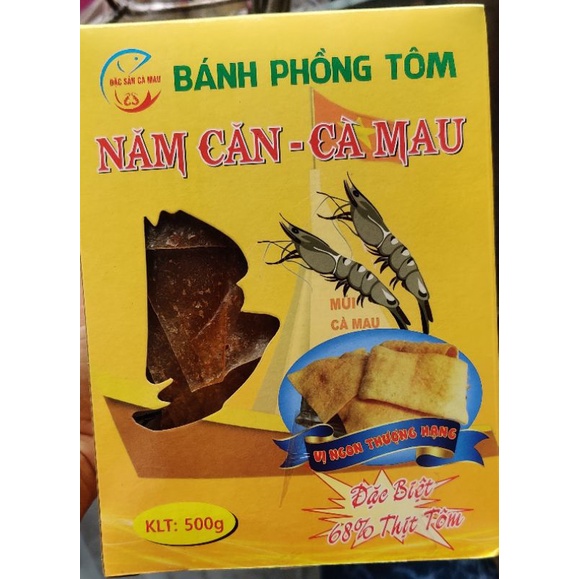 Bánh phồng tôm năm căn cà mau 150gr