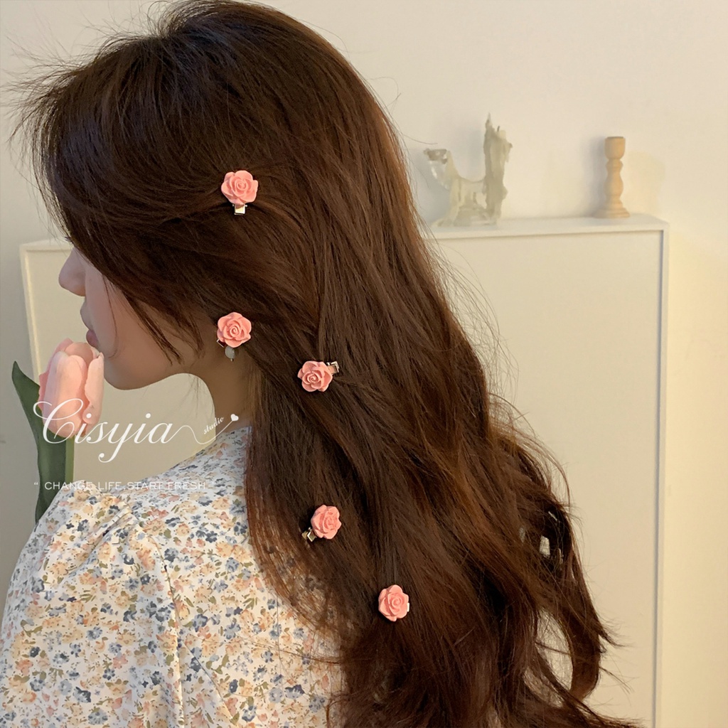 Kẹp tóc bông hoa cho nữ hàn quốc