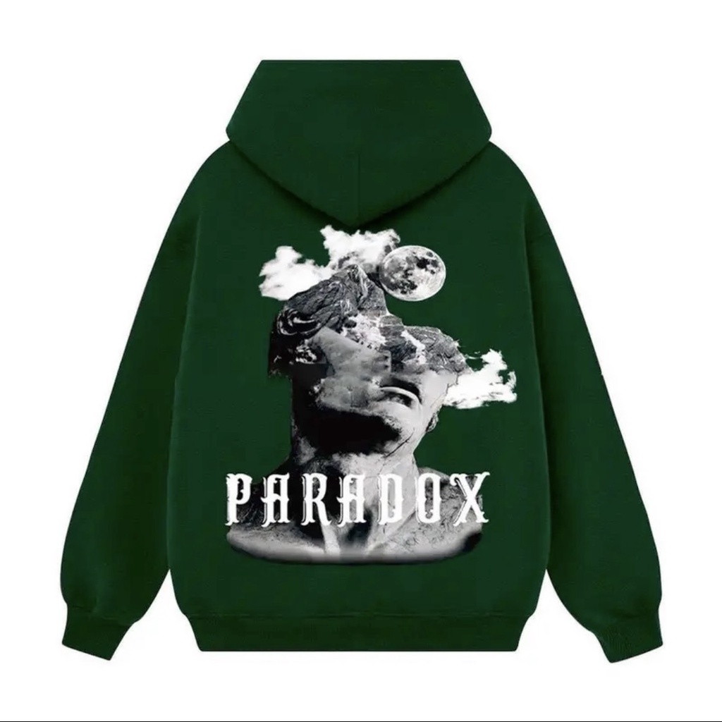 Áo Hoodie Pradox Mũ 2 Lớp Hình In 5D Cao Cấp Chất Liệu Vải Cotton Nỉ Dày Fom Dáng Unisex