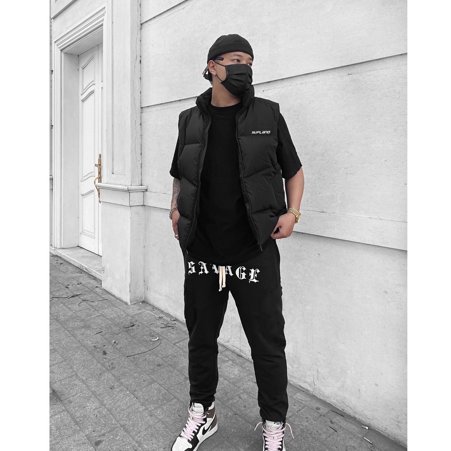 Áo Gile phao SUPLAND Faux Puffer Gilet