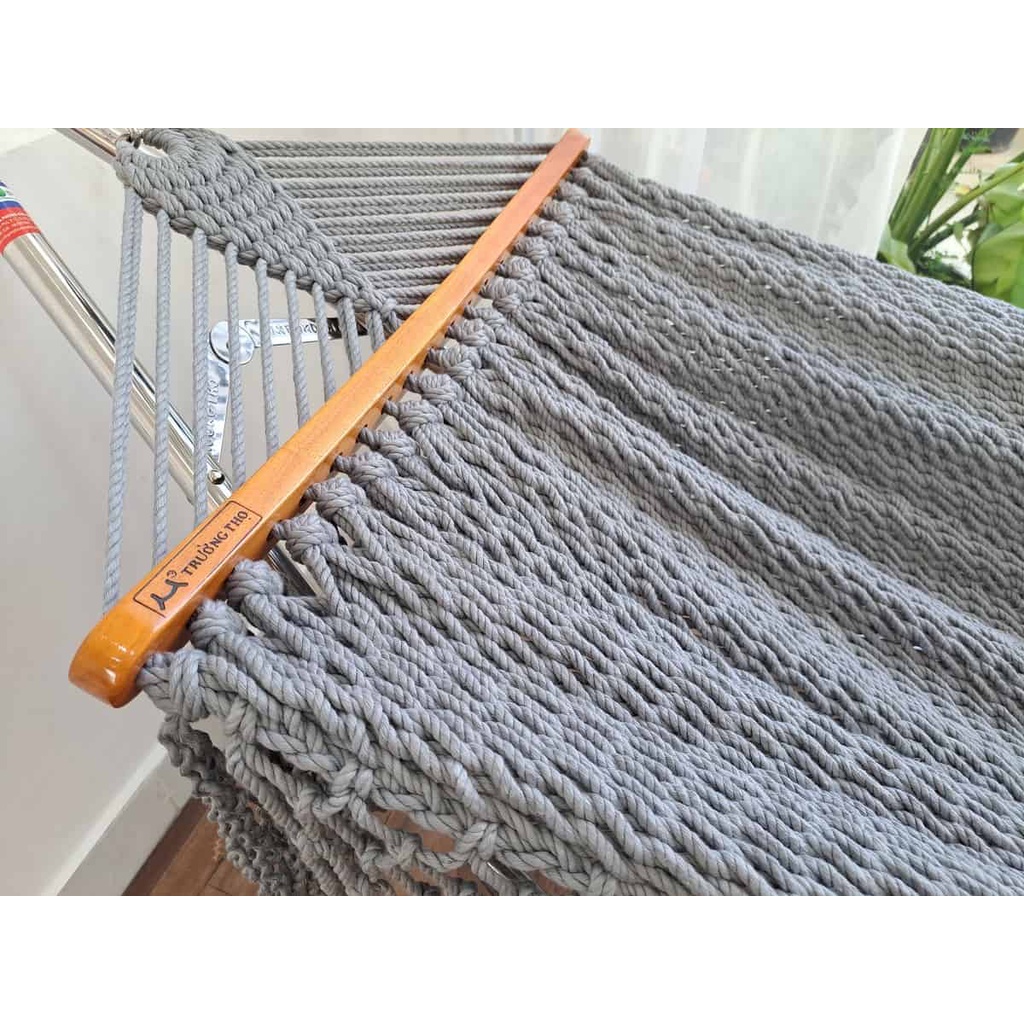 BỘ VÕNG XẾP INOX ĐAN COTTON