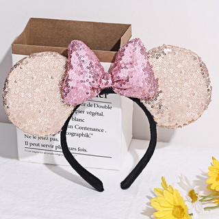 Băng Đô Cài Tóc Công Chúa Chấm Bi Minnie Cho Bé Gái