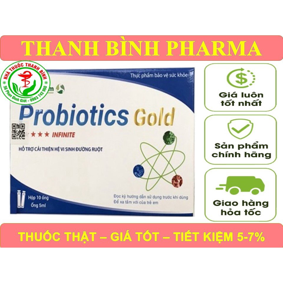 MEN TIÊU HÓA PROBIOTICS GOLD - ĐỀ TÀI NGHIÊN CỨU CẤP QUỐC GIA CỦA VIỆN HLKH VIỆT NAM - CÔNG THỨC VƯỢT TRỘI VỚI 3 CHỦNG