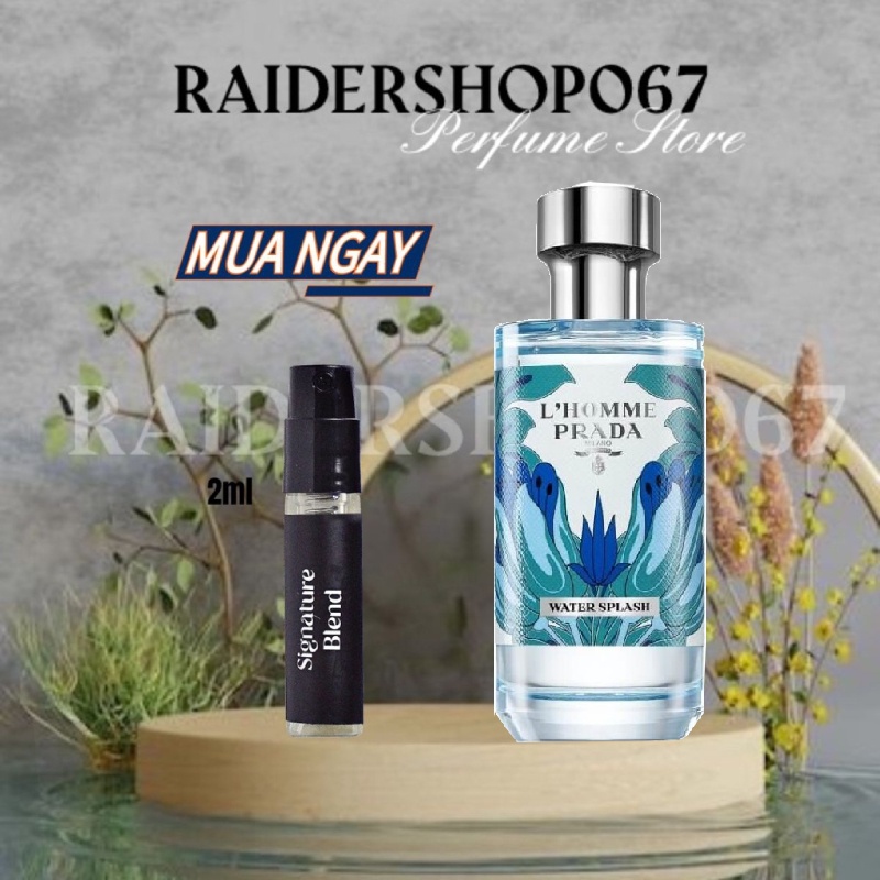 Nước hoa nam Prada L’Homme Water Splash 10ml/20ml ®️