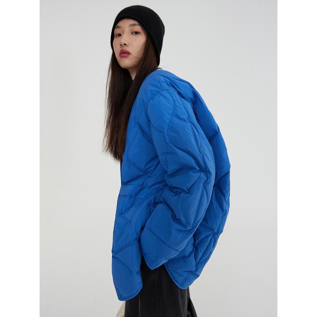 Áo Khoác Dáng Rộng Cổ Tròn Không Tay Thời Trang Thu Đông 2022