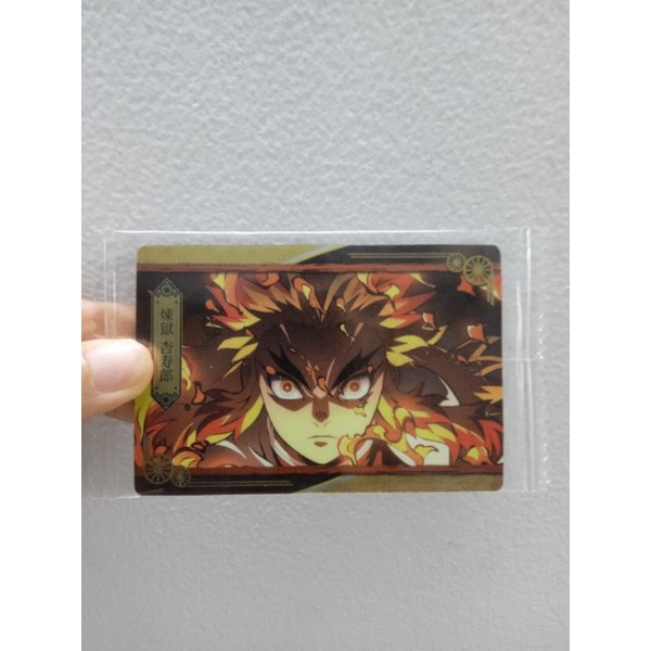 Card Rengoku Kyoujurou, Kimetsu No Yaiba. Nguyên seal. Hàng chính hãng xuất sứ tại Nhật