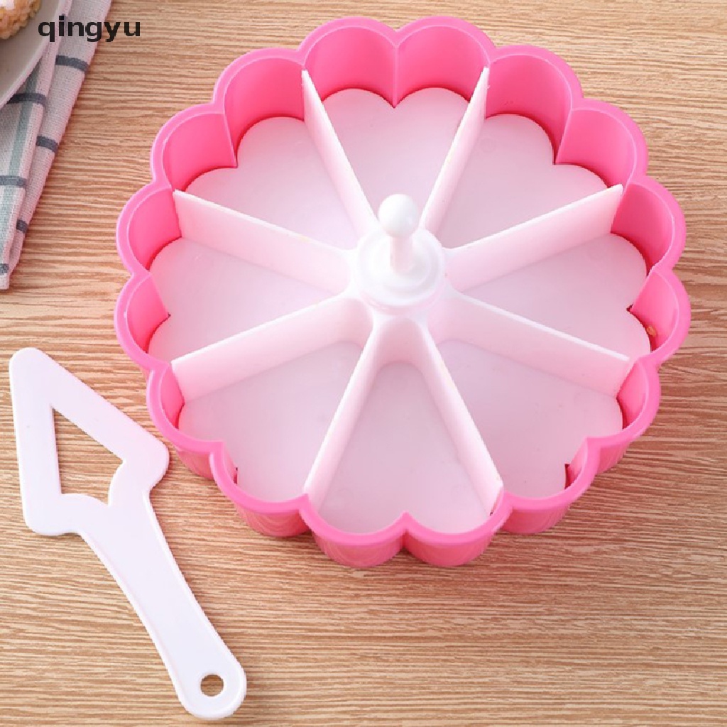 1 Khuôn Làm Sushi 8 Ngăn Hình Trái Tim Bằng Nhựa PP