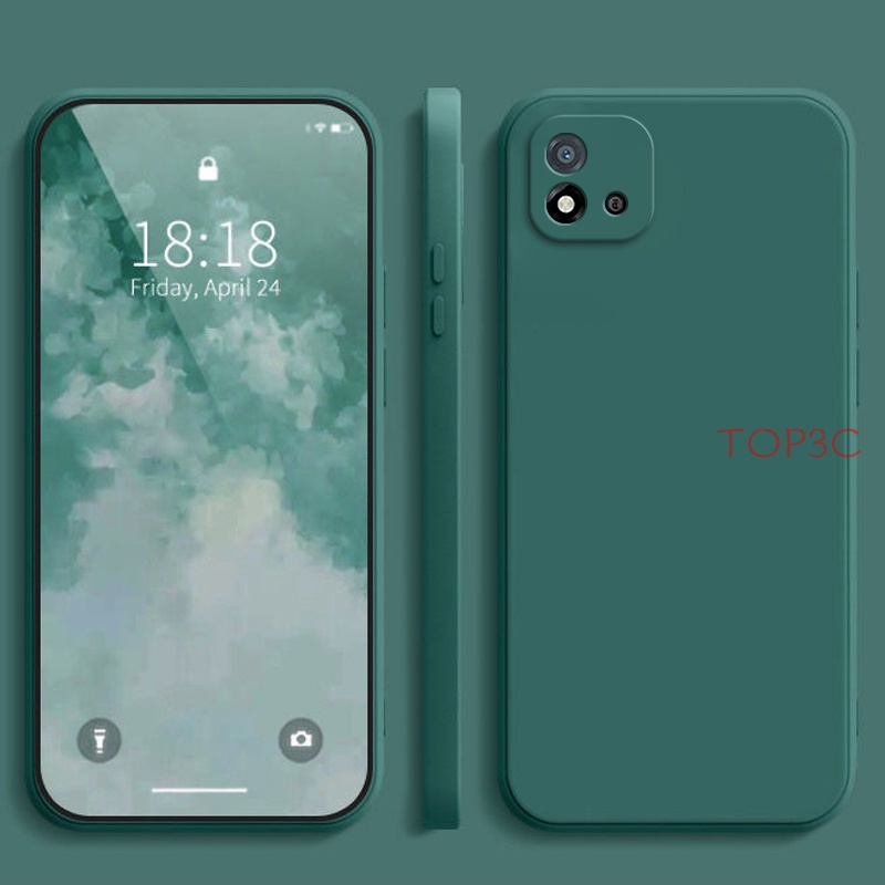Ốp Điện Thoại Màu Trơn Cho Realme C20 Realme C11 2021 C21Y C25Y C15 C12 C11 Realme C30 C30S C31 C35 YT
