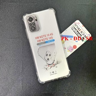 Ốp lưng xiaomi redmi note 10 - note 10s chống sốc trong suốt giá rẻ