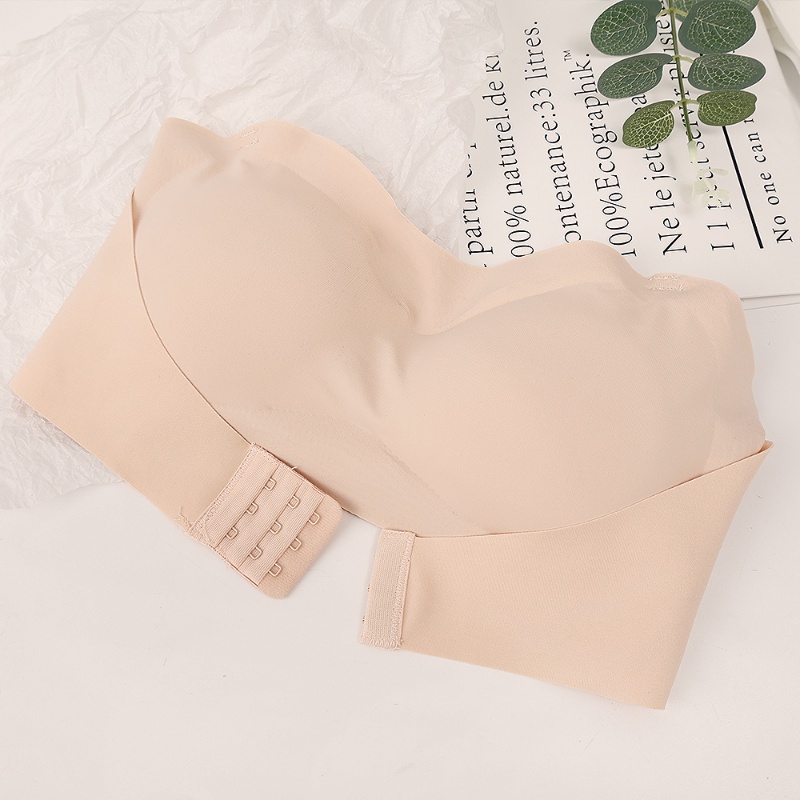 Áo Ngực Lụa Mềm Co Giãn Tốt Chống Trượt Có Dây Đeo Vai Tháo Rời Được Dành Cho Nữ