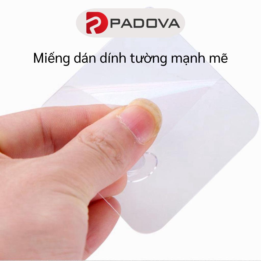 Móc Dán Tường Kẹp Giữ Dây Điện, Phích Cắm Kê Đỡ Điện Thoại Đa Năng PADOVA 8340