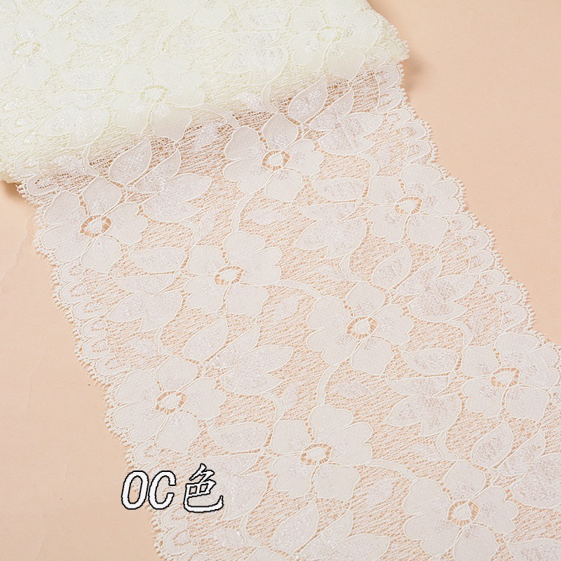 Cuộn Dây Ren Co Giãn Rộng 16cm Dài 1M Dùng Làm Đồ Thủ Công