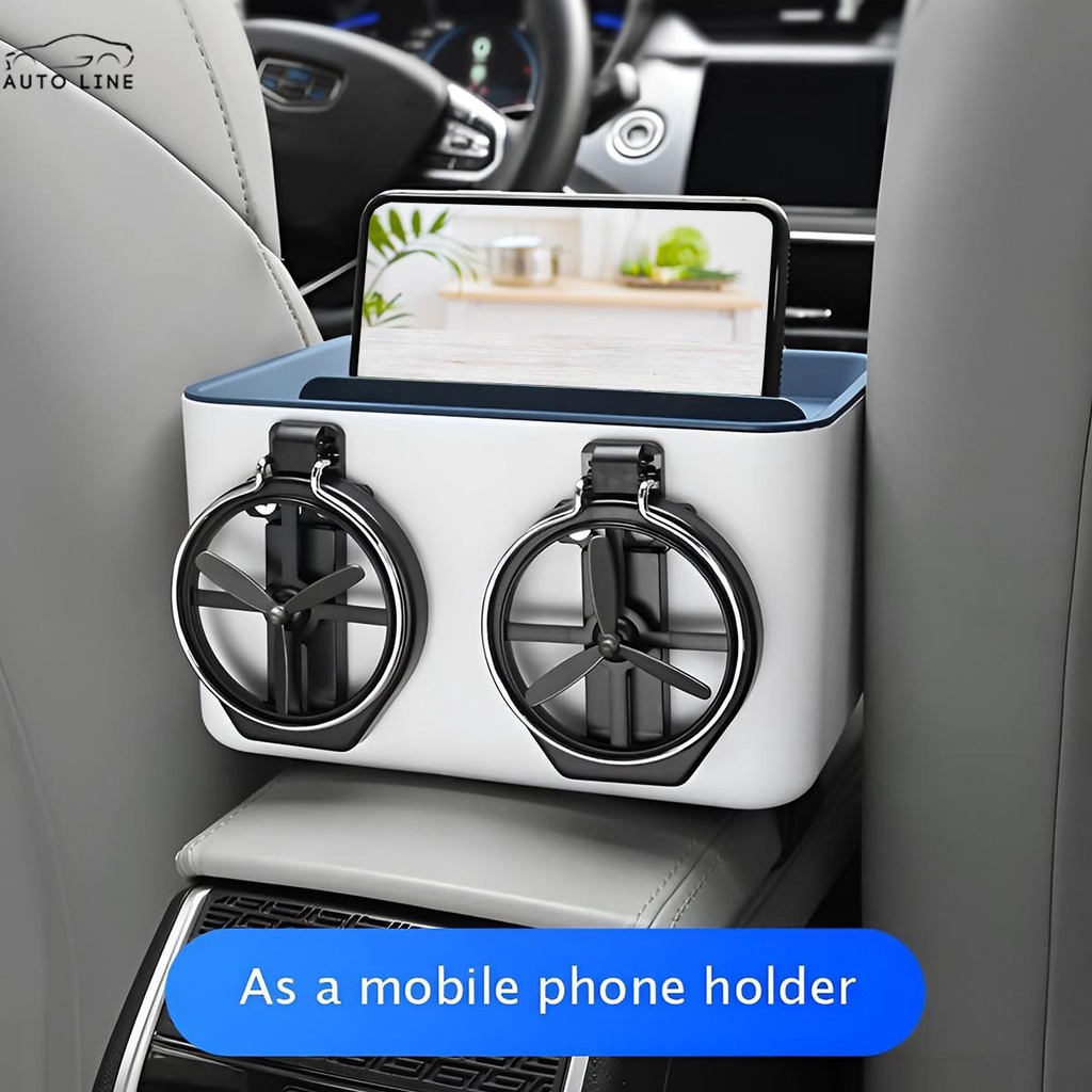 Hộp Đựng Khăn Giấy / Điện Thoại / Chìa Khóa Xe Hơi Có Thể Gập Lại Tiện Dụng Cho SHOPCYC5711