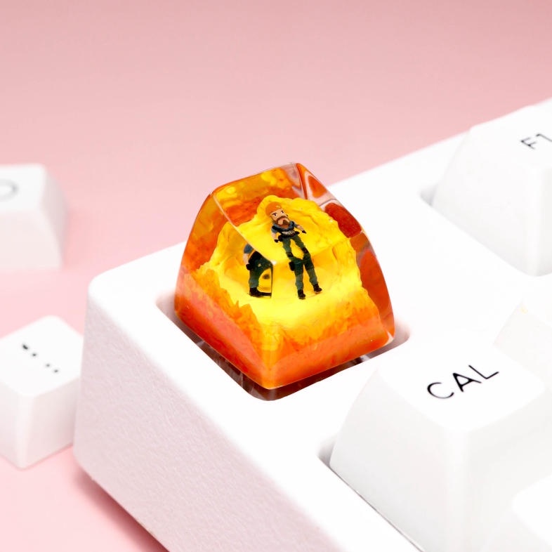 Keycap Brimstone, Nút bàn phím valorant siêu đẹp, SA profile, phù hợp cho mọi bàn phím cơ tiêu chuẩn