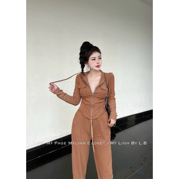 (MẪU MỚI) SÉT THUN GÂN SÉT ĐỒ ĐẸP THOẢI MÃI CHO NÀNG DẠO PHỐ NỔI BẦN BẬT KHI ĐI CHƠI CUỐI TUẦN UP HHP FASHION