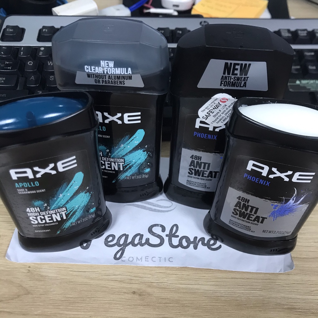 Lăn khử mùi nam Axe Apollo sáp khử mùi Phoenix 76g/85g khử mùi hôi nách hàng Mỹ / xịt khử mùi