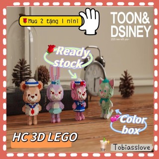 Mini small particle assembled building block toy puzzle compatible Lego Star Delu hand diy model girl gift