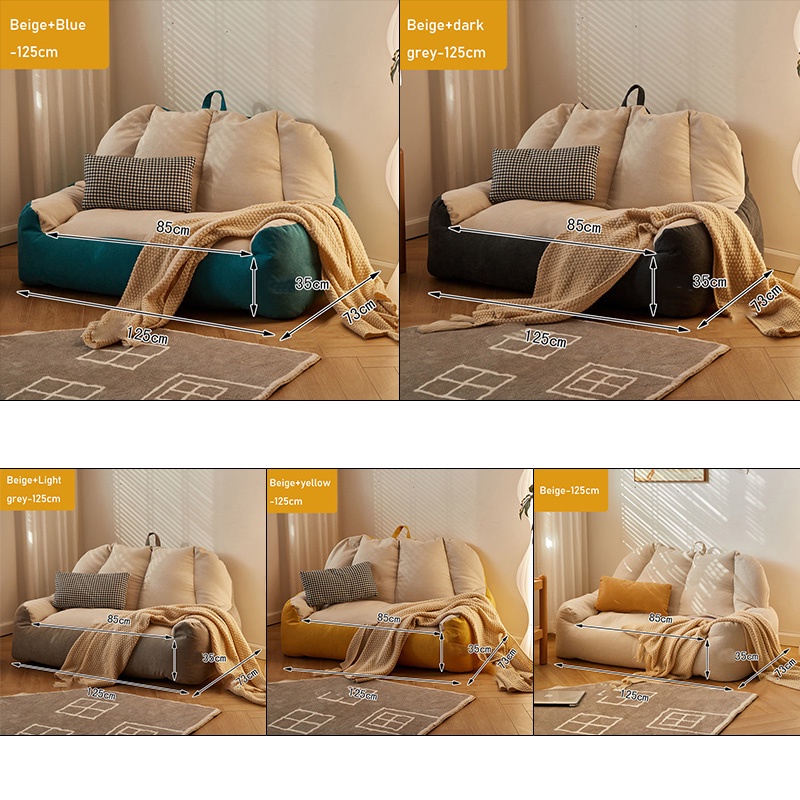 Ghế lười tatami đơn/ đôi MENGNI để nằm trên ban công nhỏ nhắn giản dị | BigBuy360 - bigbuy360.vn
