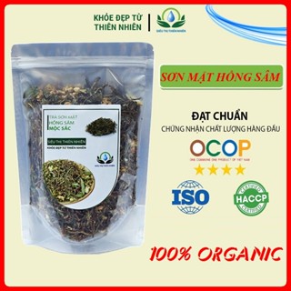 Trà Sơn Mật Hồng Sâm MỘC SẮC, Trà Thanh Nhiệt Thải Độc Mát Gan, Hỗ trợ tiểu đường, giảm mỡ máu, điều hòa huyết áp
