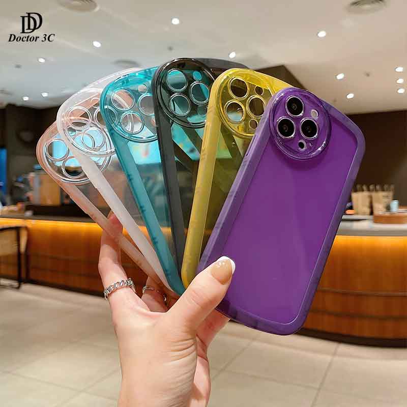 Ốp lưng trơn dẻo viền lượn sóng bảo vệ camera Cho OPPO A93 A73 A53 A33 A92 A72 A52 A32 A31 A12 A9 A5 2020 A5s F11 F9 Pro 4G 5G 2022