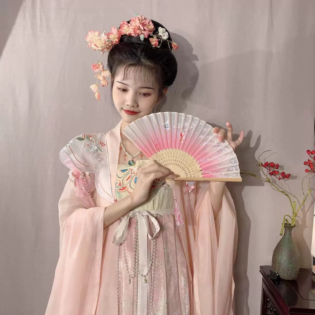 KẸP HOA CÀI TÓC CỔ TRANG CỔ PHONG ĐÍNH KẾT PHONG CÁCH HÁN PHỤC