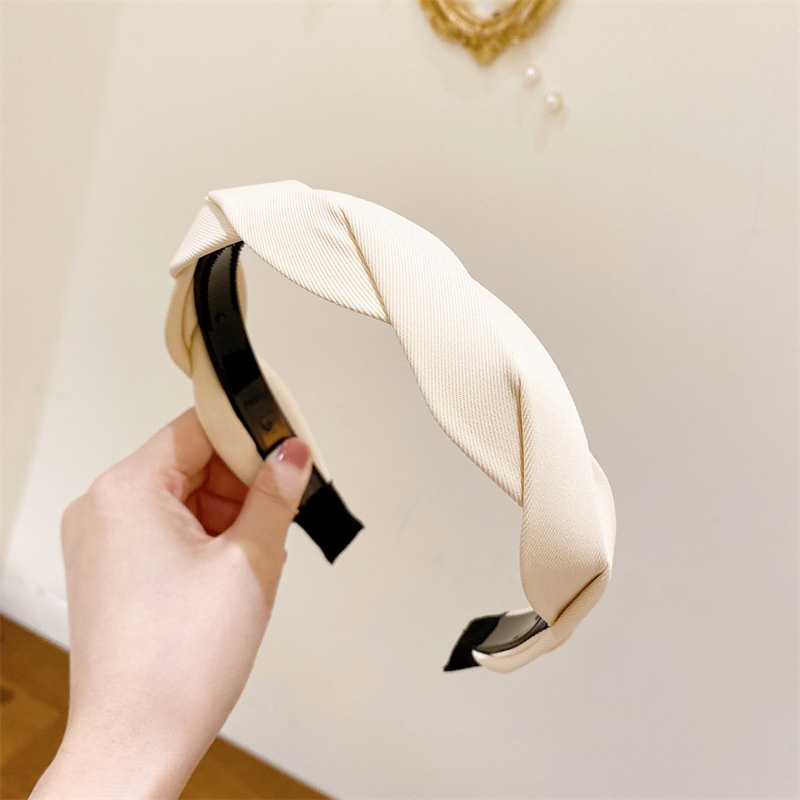 Băng Đô Xoắn Cài Tóc Phong Cách Hàn Quốc Cổ Điển Thu Đông Mới