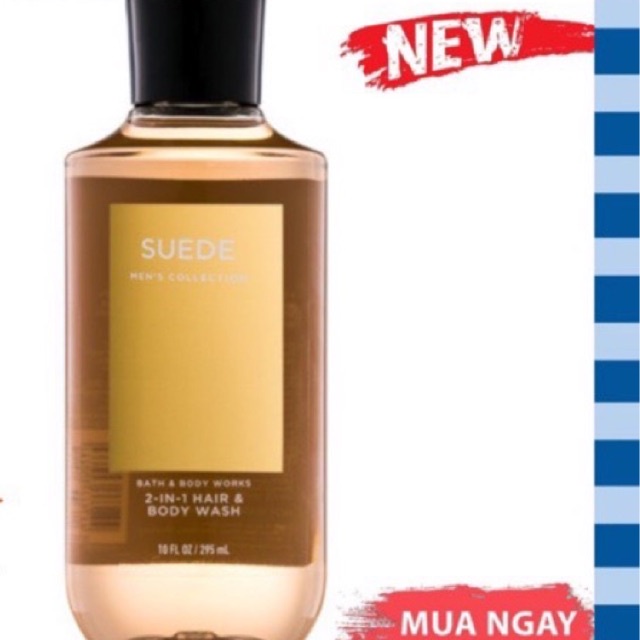 Sữa tắm Nam Bath and Body Works for men - Suede