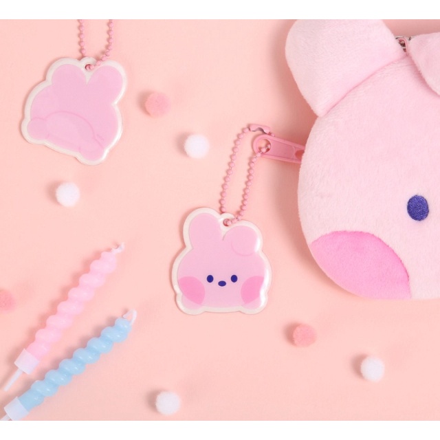 Móc Khóa Mềm Mại In Hình Nhân Vật Bt21