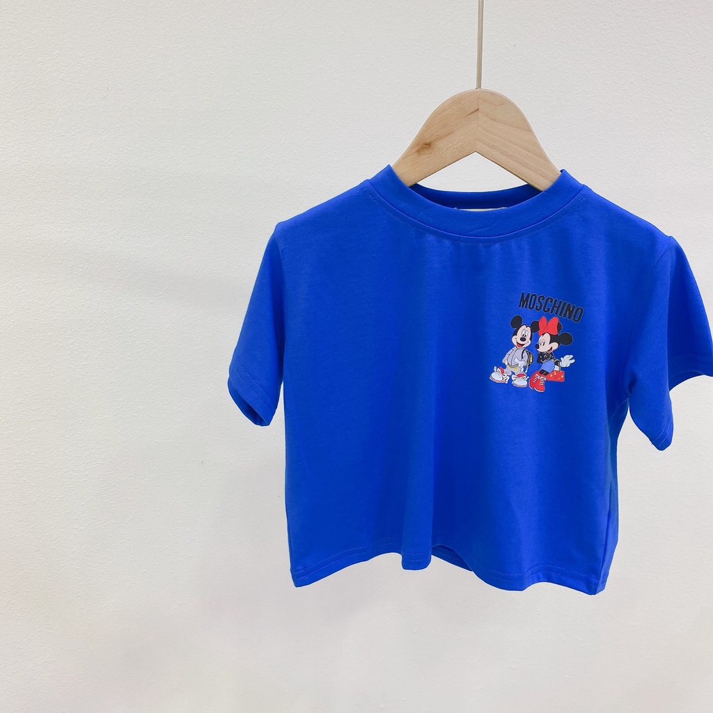Áo thun xanh moschino Q.B Studio