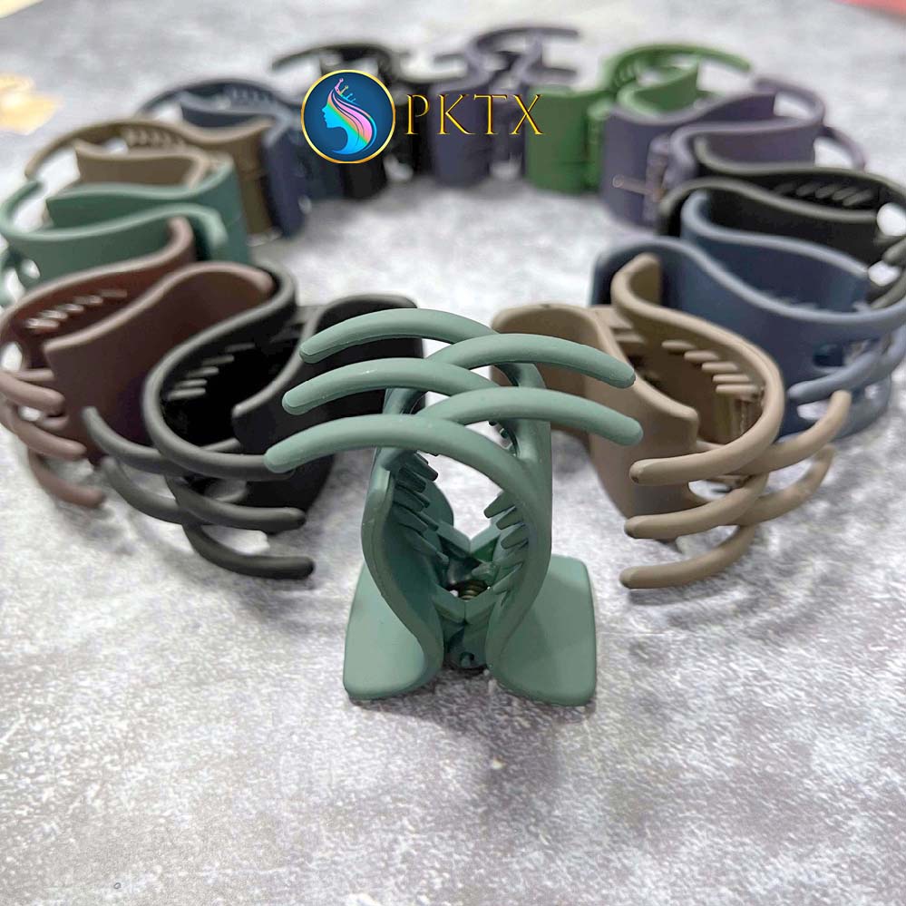 Kẹp tóc 5 răng nhám các màu HÀNG NHẬP KHẨU