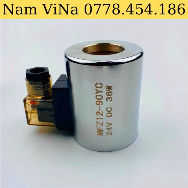 [Xuất vat] Cuộn dây van điện từ thủy lực MFB12-90YC 220V, MFZ90-37YC 24V