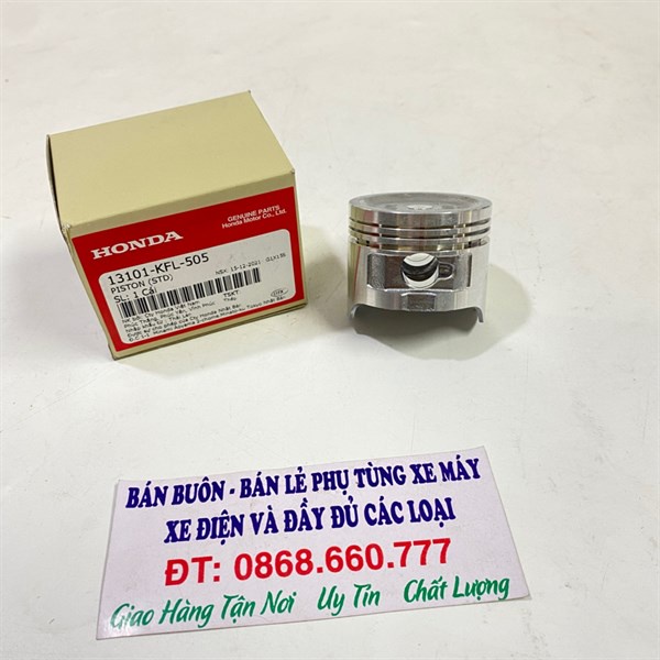 Pít tông Cốt 0 (STD) Dream 100,Wave 100, Fu 1 Zin Honda - 13101KFL505