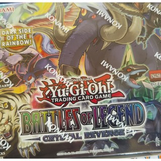 Thẻ bài yugioh hộp bài tiếng anh: battles of legend: crystal revenge-blcr-en