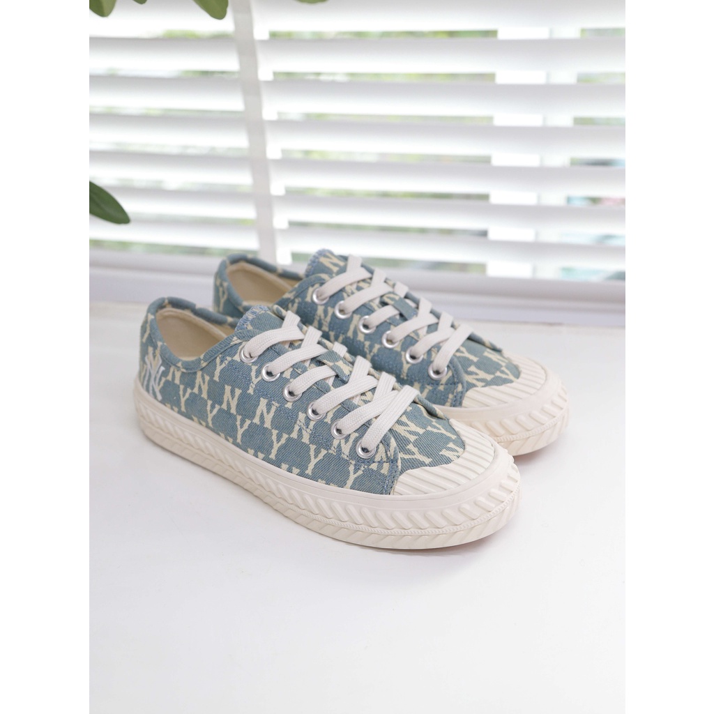 Giày MLB Playball Monogram Denim Chính Hãng