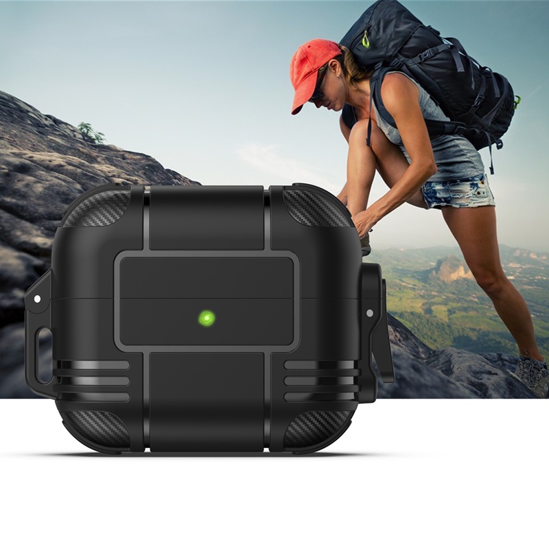 Vỏ Bảo Vệ Hộp Sạc Tai Nghe AirPods Pro 2 AirPods Serirs 3 2 & 1 Chống Sốc Mềm Kèm Móc Khóa