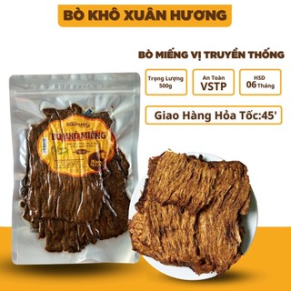 Bò Khô Miếng XUÂN HƯƠNG vị truyền thống thơm ngon 500g
