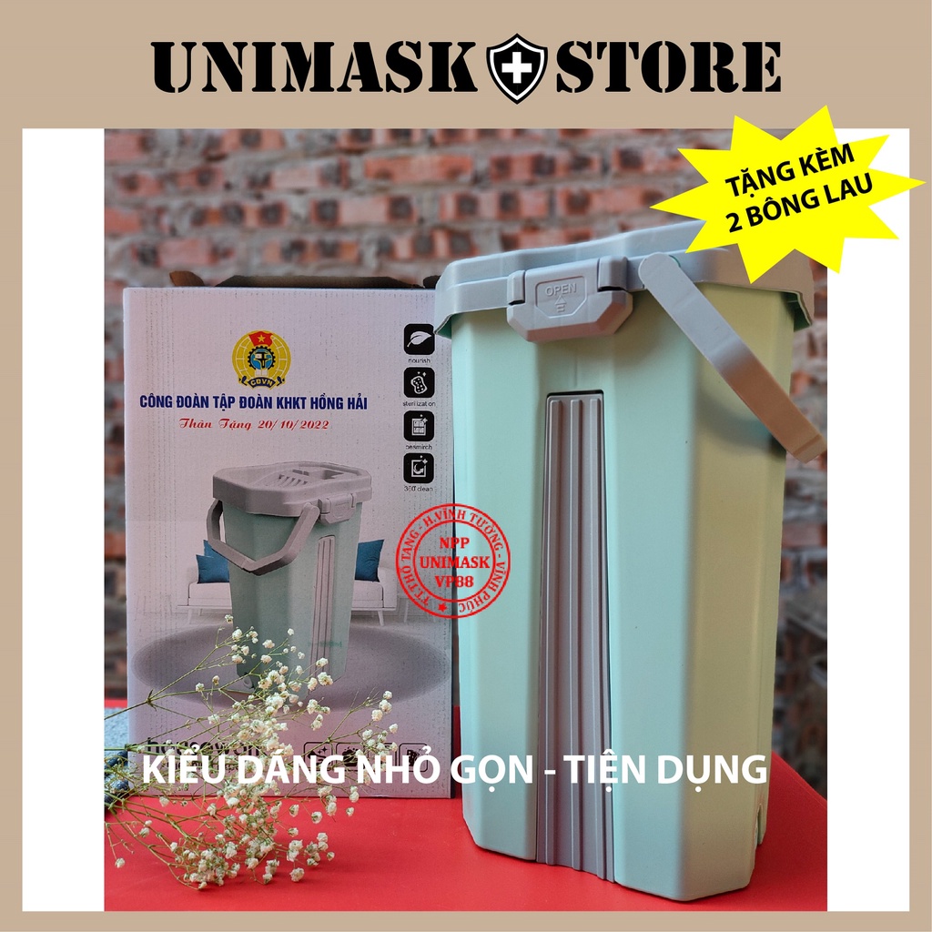 [Siêu sale] Chổi lau nhà VẮT TỰ ĐỘNG ( Chổi + Thùng)