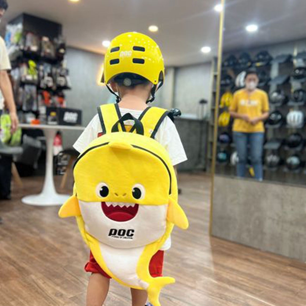 [Tặng tai mèo/gấu] Nón POC PK01 Vàng chính hãng