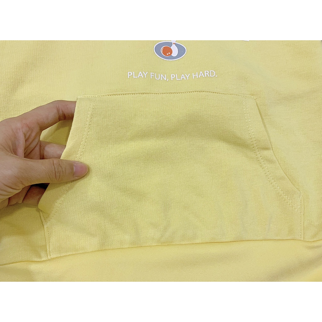 Bộ nỉ da cá áo hodie Bowl 2 màu cho bé BJE010